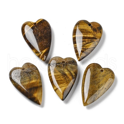 Natural Tiger Eye Pendants G-D087-02D-1