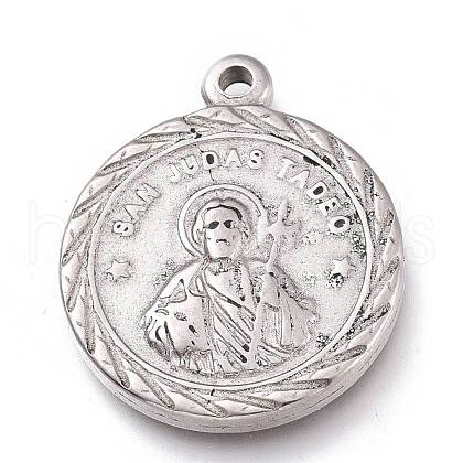 Non-Tarnish 304 Stainless Steel Pendants STAS-Z017-05P-1