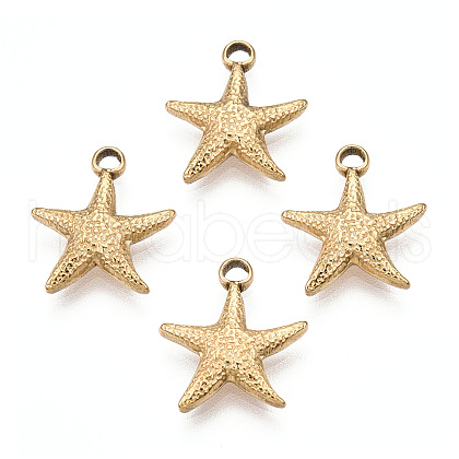 Ion Plating(IP) 304 Stainless Steel Pendants STAS-I197-012G-1