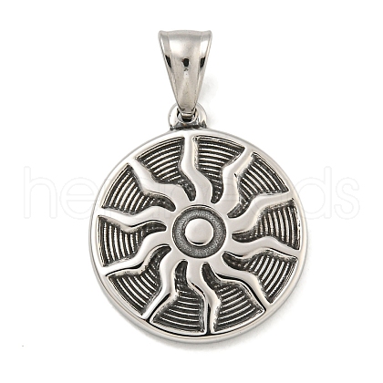 316 Surgical Stainless Steel Pendants STAS-E212-67AS-1