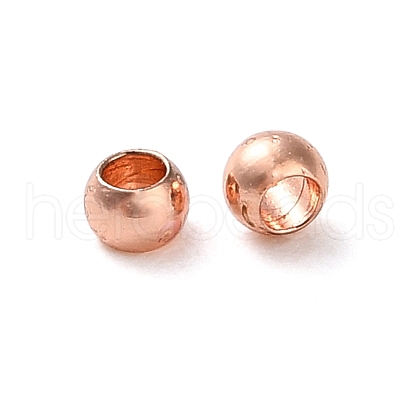 Rack Plating Brass Spacer Beads KKB-I709-03A-RG-1
