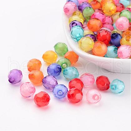 Transparent Acrylic Beads X-TACR-S113-7mm-M-1