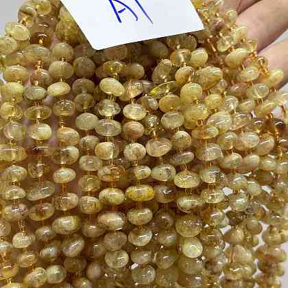 Natural Citrine Beads Strands G-RM250109-A7-1