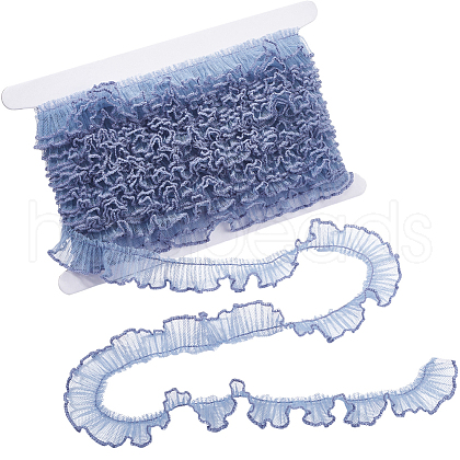 Gorgecraft 10 Yards Polyester Pleated Lace Trim OCOR-GF0003-52A-1