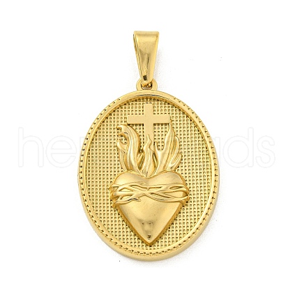 Ion Plating(IP) 304 Stainless Steel Pendants STAS-R231-18G-18-1