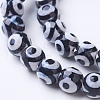 Tibetan Style dZi Beads G-G752-05-6mm-3