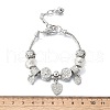 Alloy European Beads Charm Bracelets BJEW-F495-15P-3
