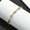 304 Stainless Steel Link Bracelets BJEW-Z132-02G-1