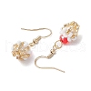 Ice Cream Cup Handmade Glass Seed Beads Dangle Earrings for Women EJEW-MZ00392-6