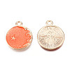Alloy Enamel Pendants X-ENAM-Q428-08-1