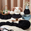 Cotton Pleated Lace Trim Ribbon OCOR-WH0097-25C-5
