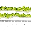Spray Painted Transparent Glass Beads Strands GLAA-P060-01A-11-4