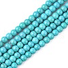 Synthetic Turquoise Beads Strands TURQ-G106-4mm-02E-1