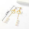 Sweet Tassel Stainless Steel Stud Earrings SA4259-2-4