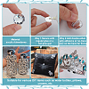 200Pcs Acrylic Rhinestone Cabochons FIND-FG0003-99-4