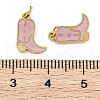 Ion Plating(IP) 304 Stainless Steel Enamel Charms X-STAS-Z104-05G-3
