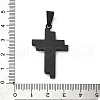 304 Stainless Steel Pendants STAS-G346-35EB-3