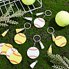 AHADERMAKER DIY Baseball Keychain Making Kit DIY-GA0005-59-5