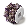 Handmade Natural Amethyst Chip Beaded Chains CHC-F020-02G-06-3