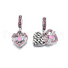 Rack Plating Alloy Enamel European Dangle Charms MPDL-N039-215-2