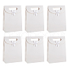 Rectangle Paper Gift Bags CARB-WH0017-14B-04-1