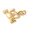 Crab 304 Stainless Steel Pendant Decorations STAS-G352-34G-2
