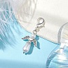 Angel Acrylic Imitation Pearl Pendant Decorations HJEW-JM02317-2