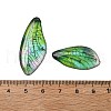 4Pcs Transparent Epoxy Resin Butterfly Wings Pendants RESI-C057-04D-3