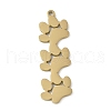 304 Stainless Steel Pendants STAS-E501-01G-03-1