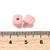 Spray Painted Wooden Beads WOOD-P021-01A-25-3