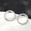 304 Stainless Steel Stud Earrings EJEW-Z089-01P-2