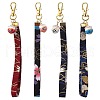 Japanese Polyester Wristband Pendant Decoration HJEW-JM02266-1