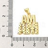Brass Micro Pave Clear Cubic Zirconia Pendants FIND-Z041-11B-3