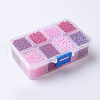 1 Box Mixed 6/0 Glass Seed Beads Round  Loose Spacer Beads SEED-X0050-4mm-03-3