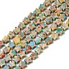 Dyed Synthetic Turquoise  Beads Strands G-H087-C07-01-1