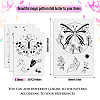 20 Patterns Non-woven Fabrics Water-soluble Embroidery Aid Drawing Sketch DIY-TAC0100-009-2