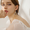 10Pairs 2 Styles Brass Dangle Earring Findings EJEW-GA00001-6