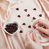 FIBLOOM 60Pcs Wood Stud Earrings Finding EJEW-FI0003-33A-5