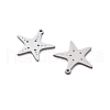 201 Stainless Steel Charms STAS-V001-13-2