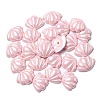 Opaque Resin Shell Shaped Beads RESI-F043-01-3