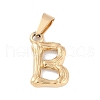 304 Stainless Steel Pendants STAS-F235-01G-B-1