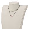 Natural Rose Quartz Beaded Necklaces NJEW-JN03099-03-5