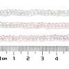 Transparent Painted Glass Beads Strands X1-DGLA-A034-T1mm-A23-3