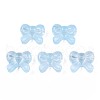 Transparent Spray Painted Glass Beads GLAA-N035-025-C03-1