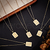 Beebeecraft 1Pc Brass Pendants NJEW-BBC0001-18G-4