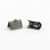 Iron Ribbon Crimp Ends E143Y-B-1