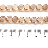 Electroplate Glass Beads Strands EGLA-C010-01A-PL02-4