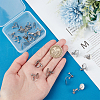 Unicraftale 20Pcs 316 Stainless Steel Clip-on Earring Findings STAS-UN0053-54-4