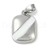 Brass Enamel Pendants KK-P283-28B-P-1