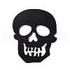 Wool Felt Skull Party Decorations AJEW-P101-02C-1